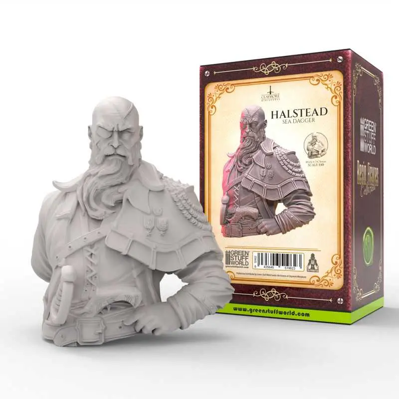 [GSW 12462] Claymore Miniatures : Halstead Sea Dagger │ Resin Figures Collection