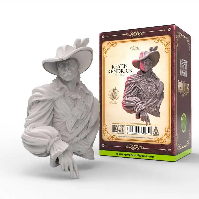 [GSW 12463] Claymore Miniatures : Keyen Kendrick │ Resin Figures Miniatures