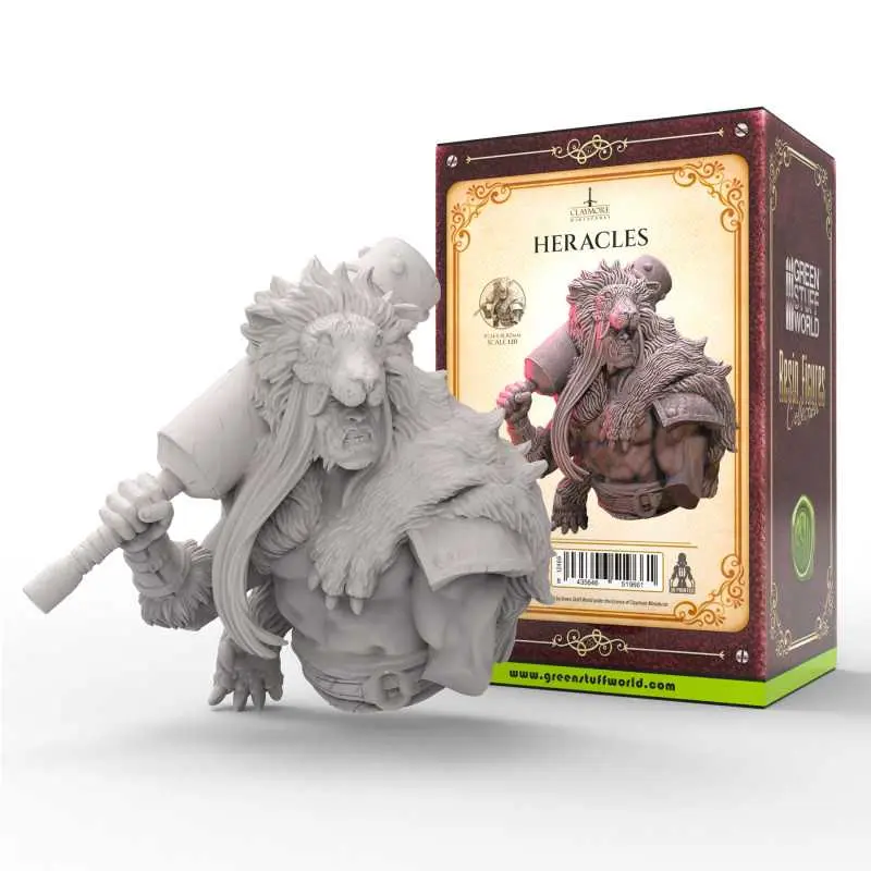 Claymore Miniatures : Heracles │ Resin Figures Miniatures
