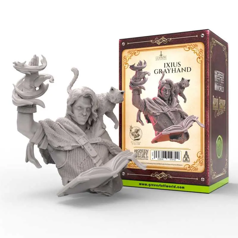 Claymore Miniatures : Ixius Grayhand │ Resin Figures Collection
