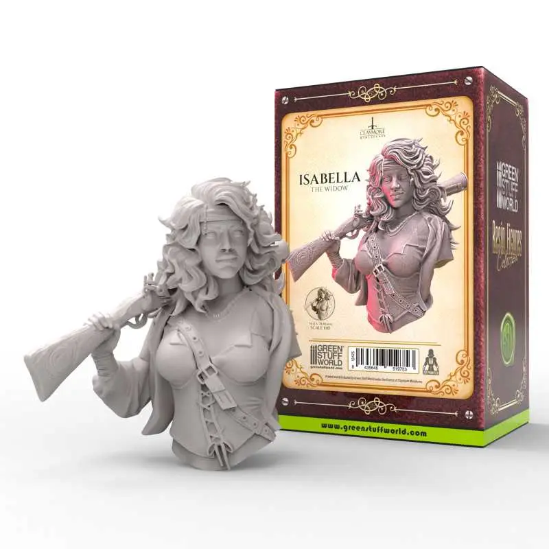 [GSW 12475] Claymore Miniatures : Isabella The Widow │ Resine Figures Collection