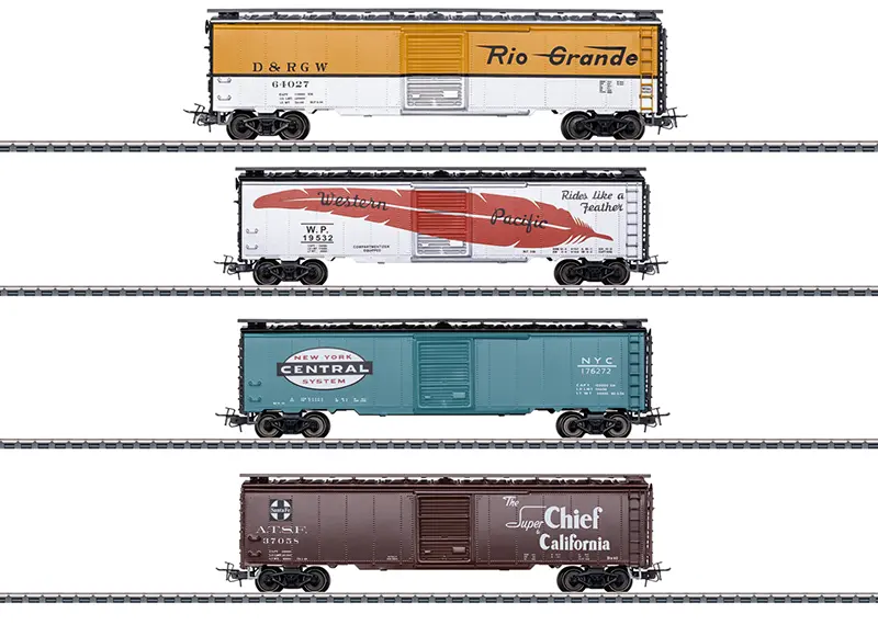 Marklin : Wagon Metal Boxcar US 