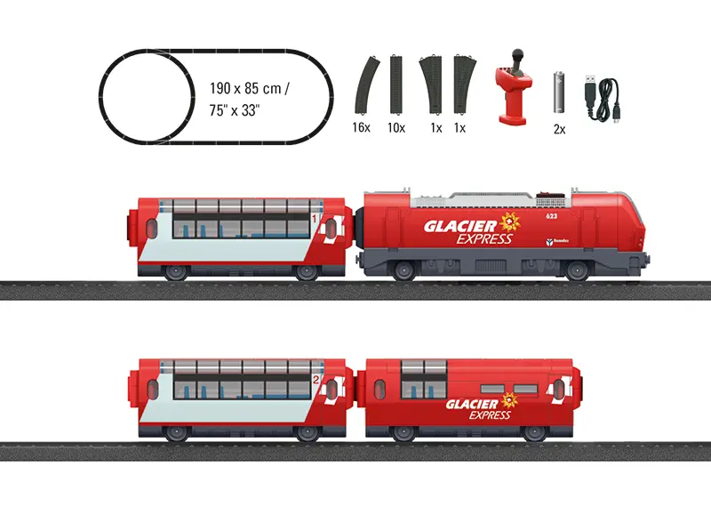 [MKN 29348] Marklin : Boite départ My World Glacier Express