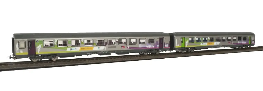 Piko : Voiture Corail Rémi A10Tu + B1TU 2pcs