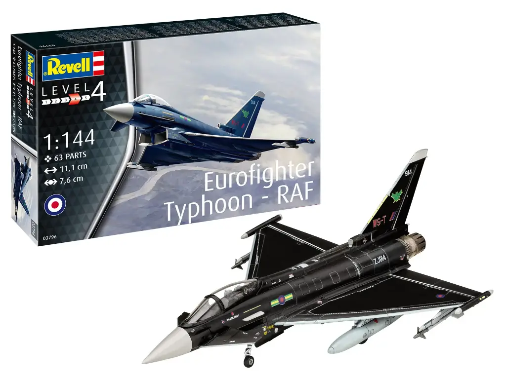 Revell : Eurofighter Typhoon RAF │ Avec Kit de démarrage
