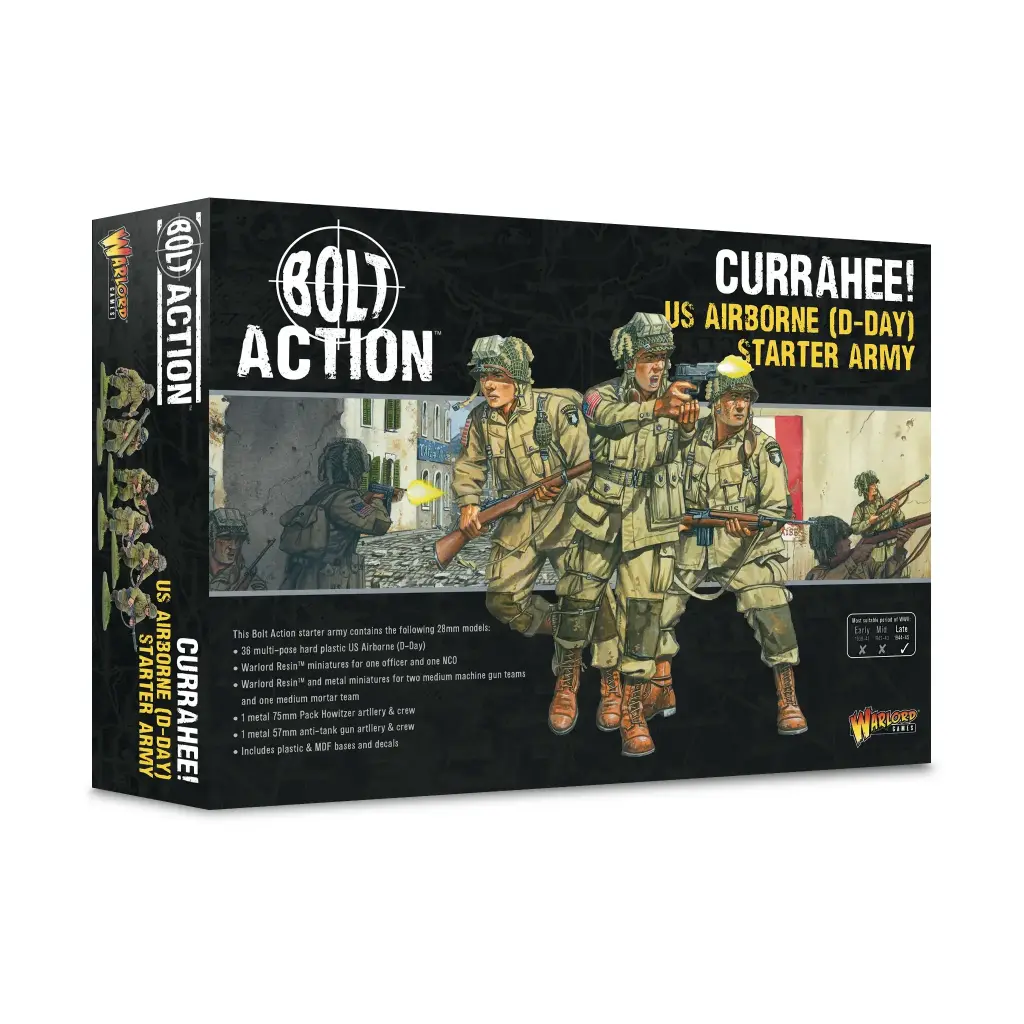 [WLG 402613102] Bolt Action : Currahee! US Airborne (D-Day) Starter Army