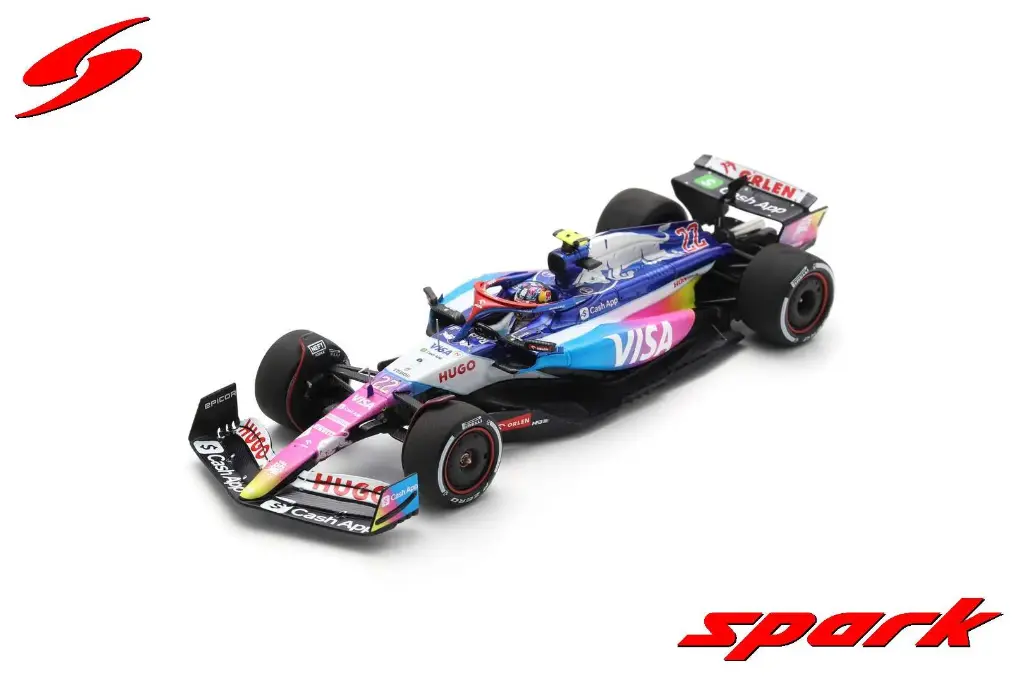 Spark : Visa Cash App RB Formula One Team VCARB 01 │ No.22 7th Miami GP 2024 Yuki Tsunoda [1/43]