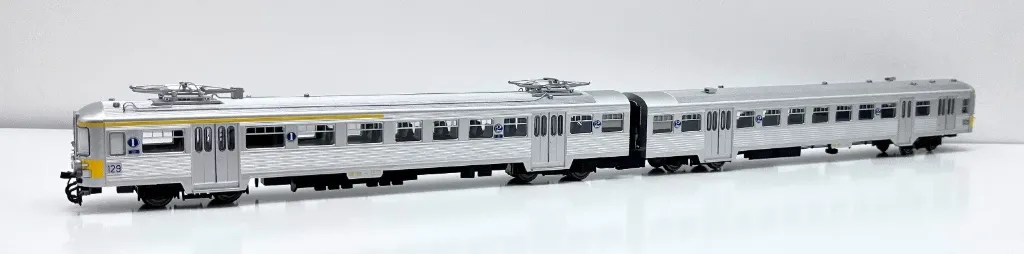 B-Models : Automotrice AM56 n°129 BUDD SNCB/NMBS │ Continu