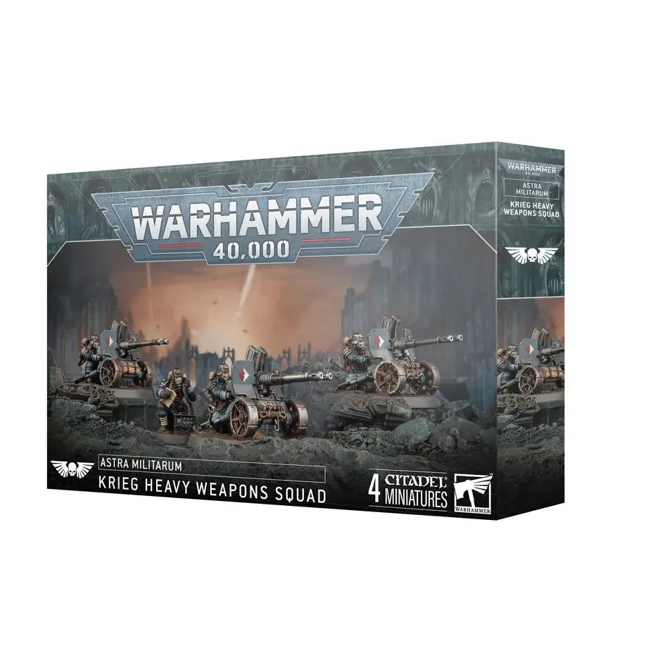 Astra Militarum : Escouade d'Armes Lourdes de Krieg │ Warhammer 40.000
