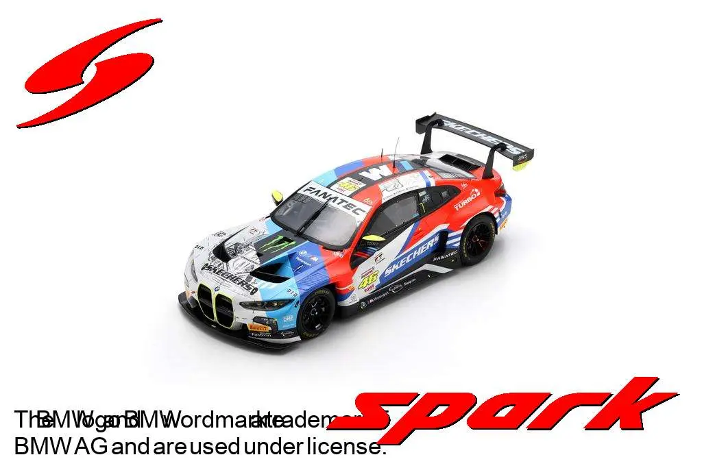[SPK 18SB069] Spark : BMW M4 GT3 N°46 Team WRT 24H Spa 2024 R. Marciello M. Martin - V. Rossi [1/18]