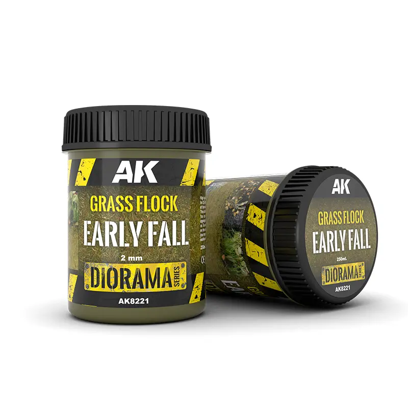 [AK AK8221] AK Interactive: Early Fall Grass Flock 2mm (Diorama Series) │ Ref. AK8221