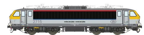 [LSM 12058DCS] LS Models : Locomotive Électrique (#2715) de la SNCB-NMBS "New Look" │ DC Digital Sons Époque VI HO - 1/87 (Réf : 12058DCS)