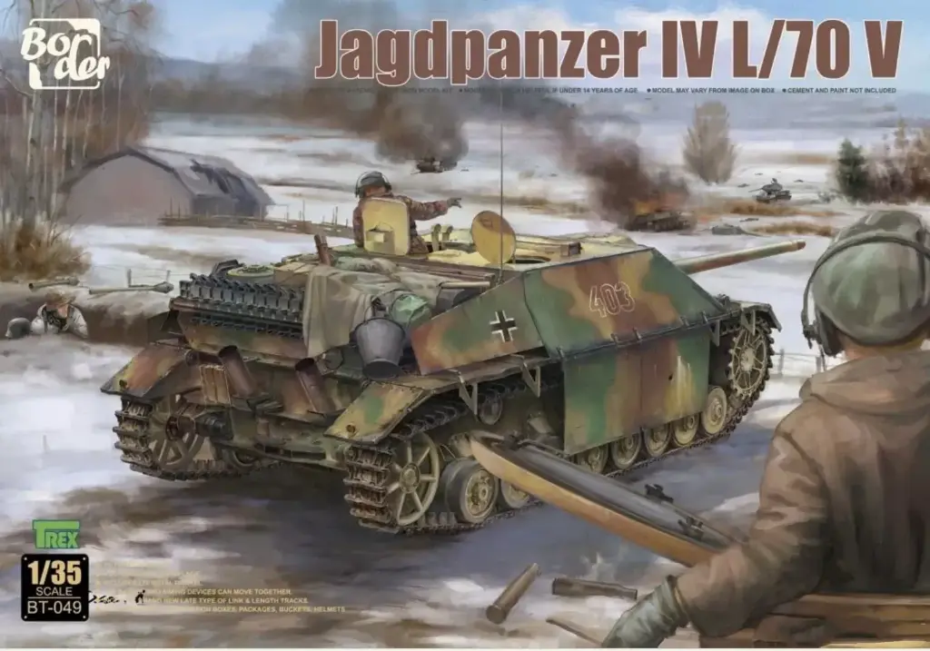 [BDR BT-049] Border Model: German Tank Destroyer Jagdpanzer IV L/70(V) (1:35) │ Ref. BT-049