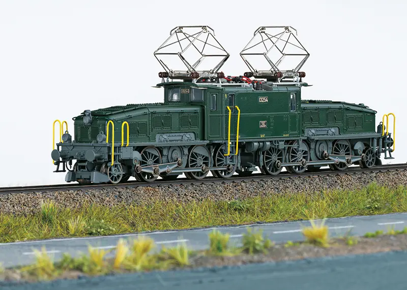 Trix : Locomotive Électrique (#Be 6/8 II) de la SBB Crocodile │ DC Digital Sons Époque III HO - 1/87 (Réf : 25596)