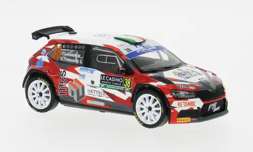 Ixo Models : Skoda Fabia │ No.38 Rallye Monte Carlo 2024 │ Locatelli.M - Tiraboschi.S [1/43]