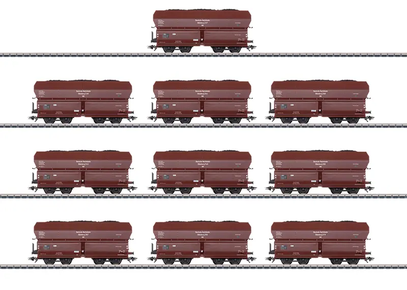 Marklin : 10 Wagons Fals  déchargement automatique OOt Oldenburg