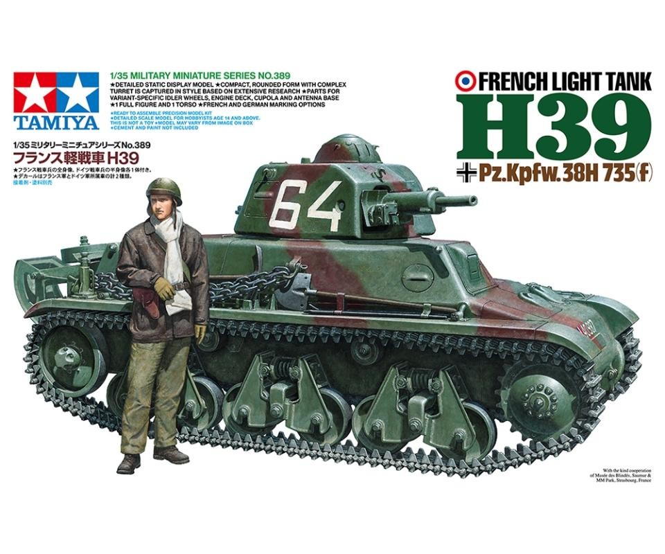 Tamiya : French Light Tank H39 - Pz.Kpfw.38H 735(f) (1/35)