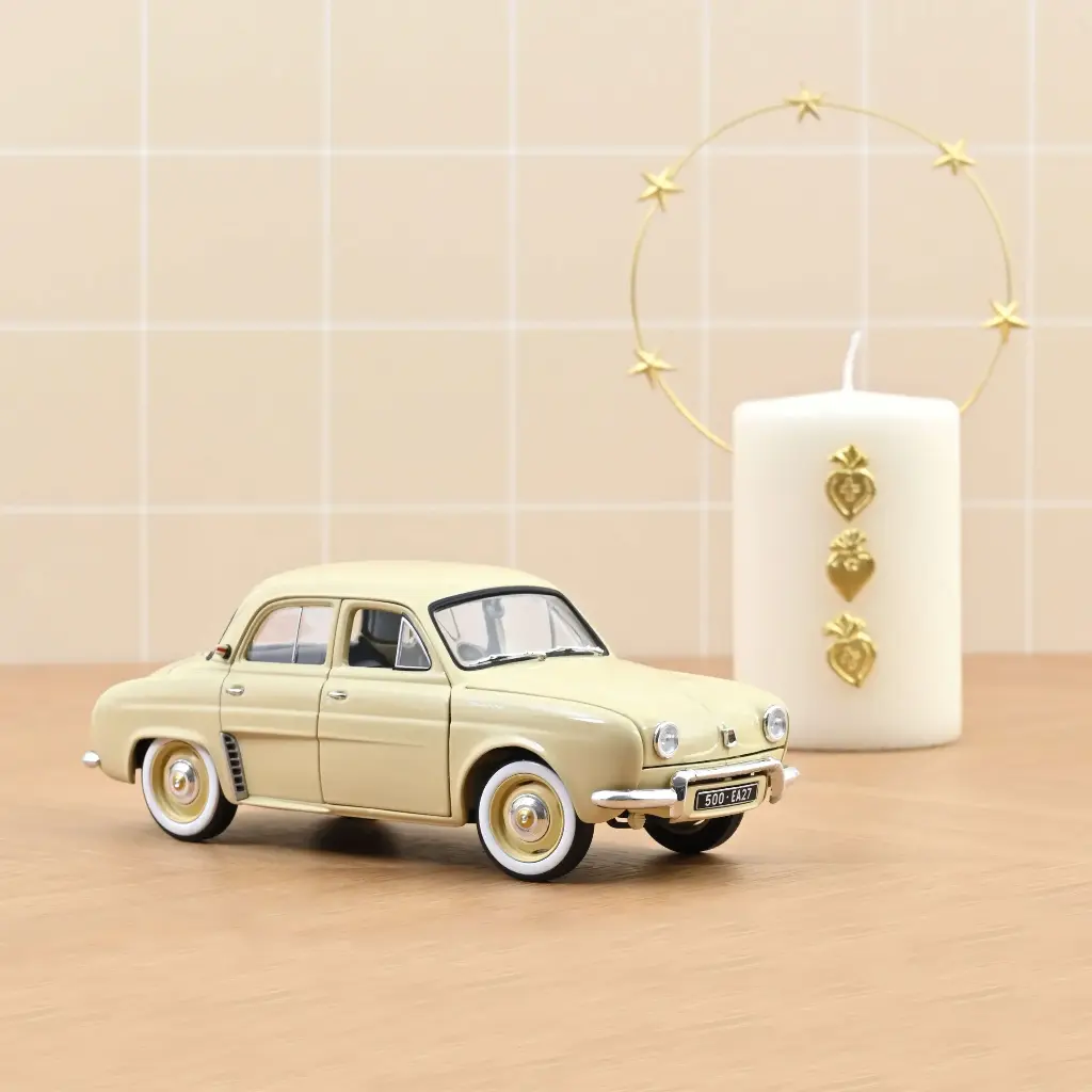 Norev : Renault Dauphine │ 1958 - Beige  [1/18]