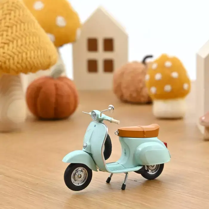 [NOR 182081] Norev : Vespa 50 N │ 1969 - Bleu Aigue Marine  [1/18]