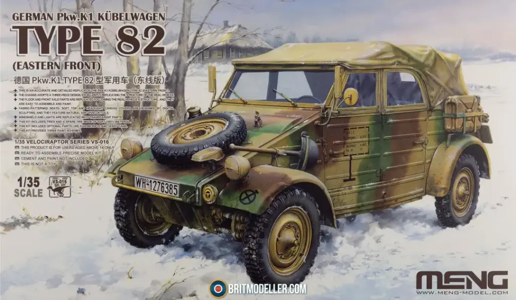 Meng : German Pkw.K1 Type 82 (Eastern Front) in 1:35