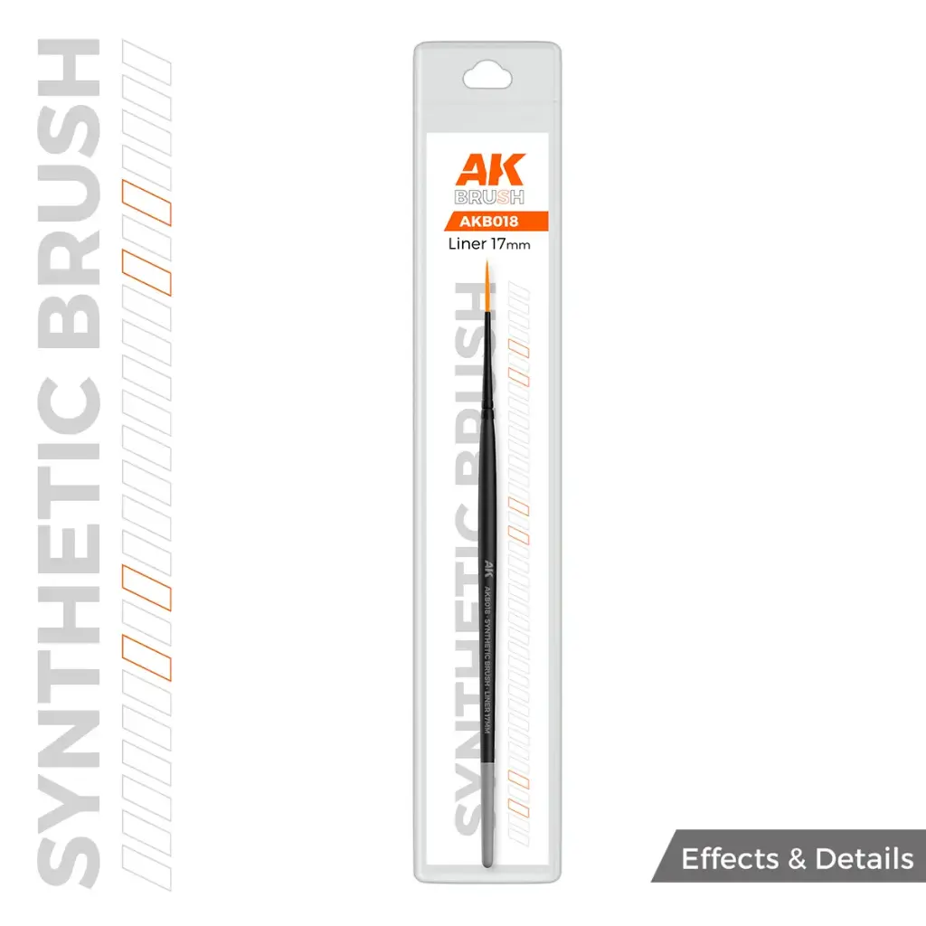 [AK AKB017] AK : Synthétique Brush │ Liner 17mm