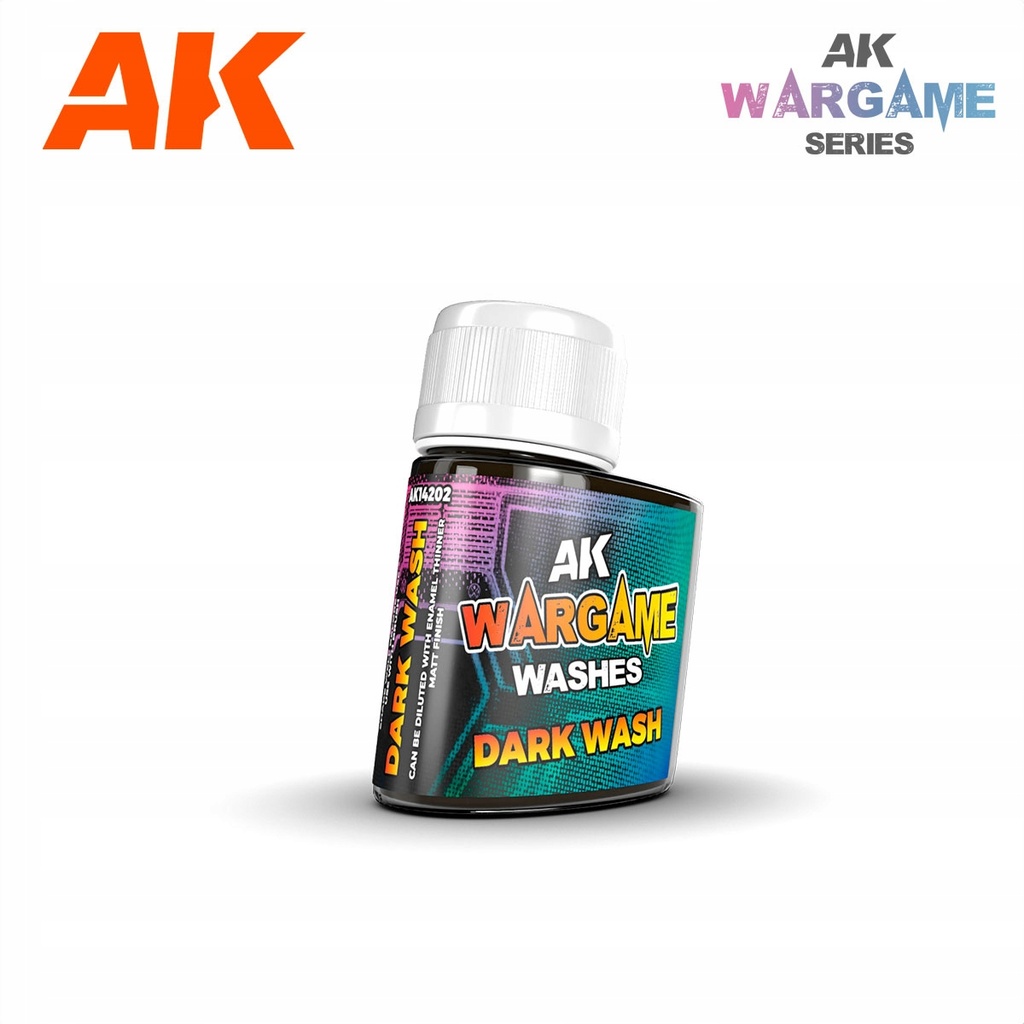 Ak : Wash "Dark Wash" (35ml) │ Wargame Washe