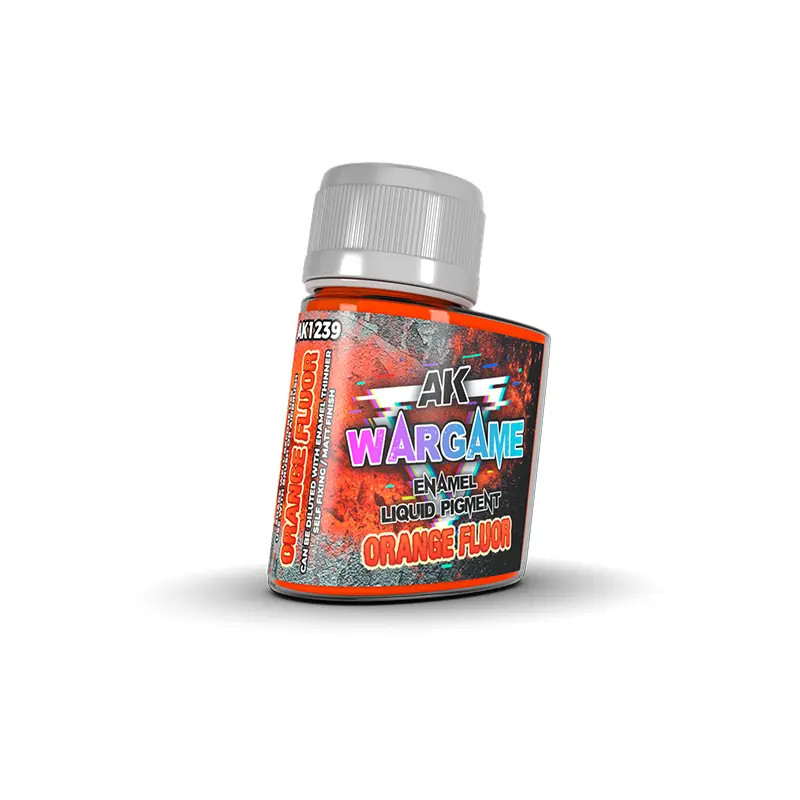 Ak : Wargame │ Enamel liquid Orange Fluor (35ml)