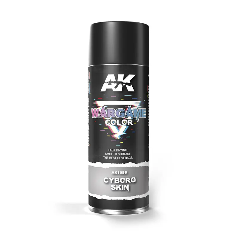 AK : Spray Metallique "Cybord Skin" (400ml) │ Wargame