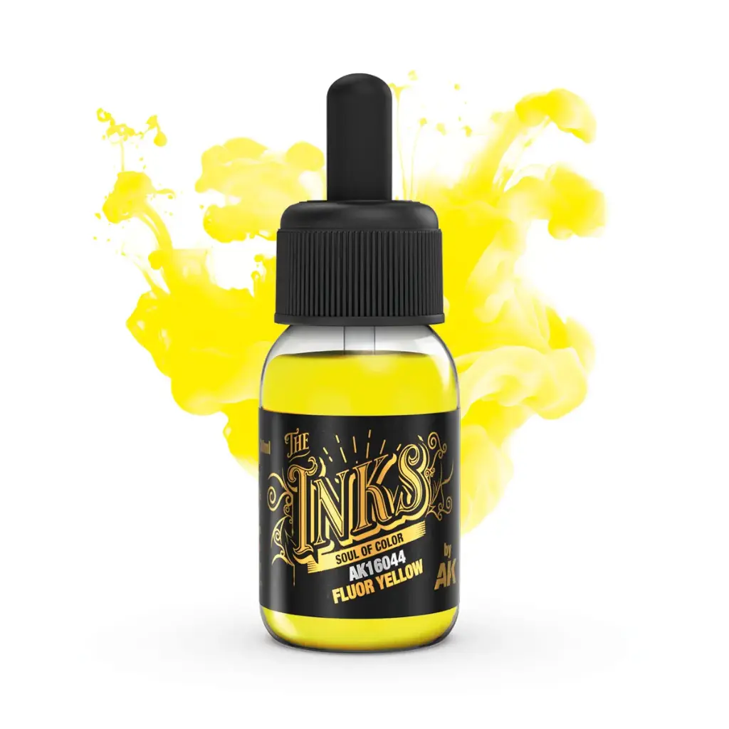 [AK AK16044] Ak : Fluor Jaune (30ml) │ The Inks