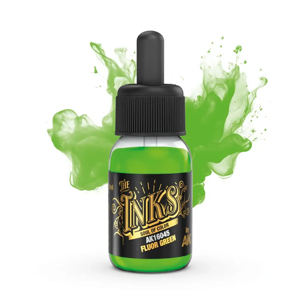 [AK AK16045] Ak : Inks │ Fluor Green (30ml)