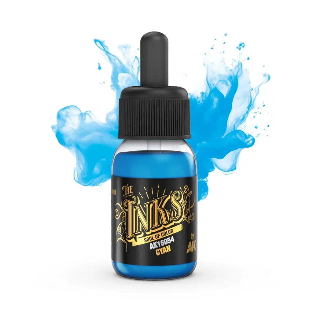 [AK AK16054] Ak : Inks │ Cyan (30ml)