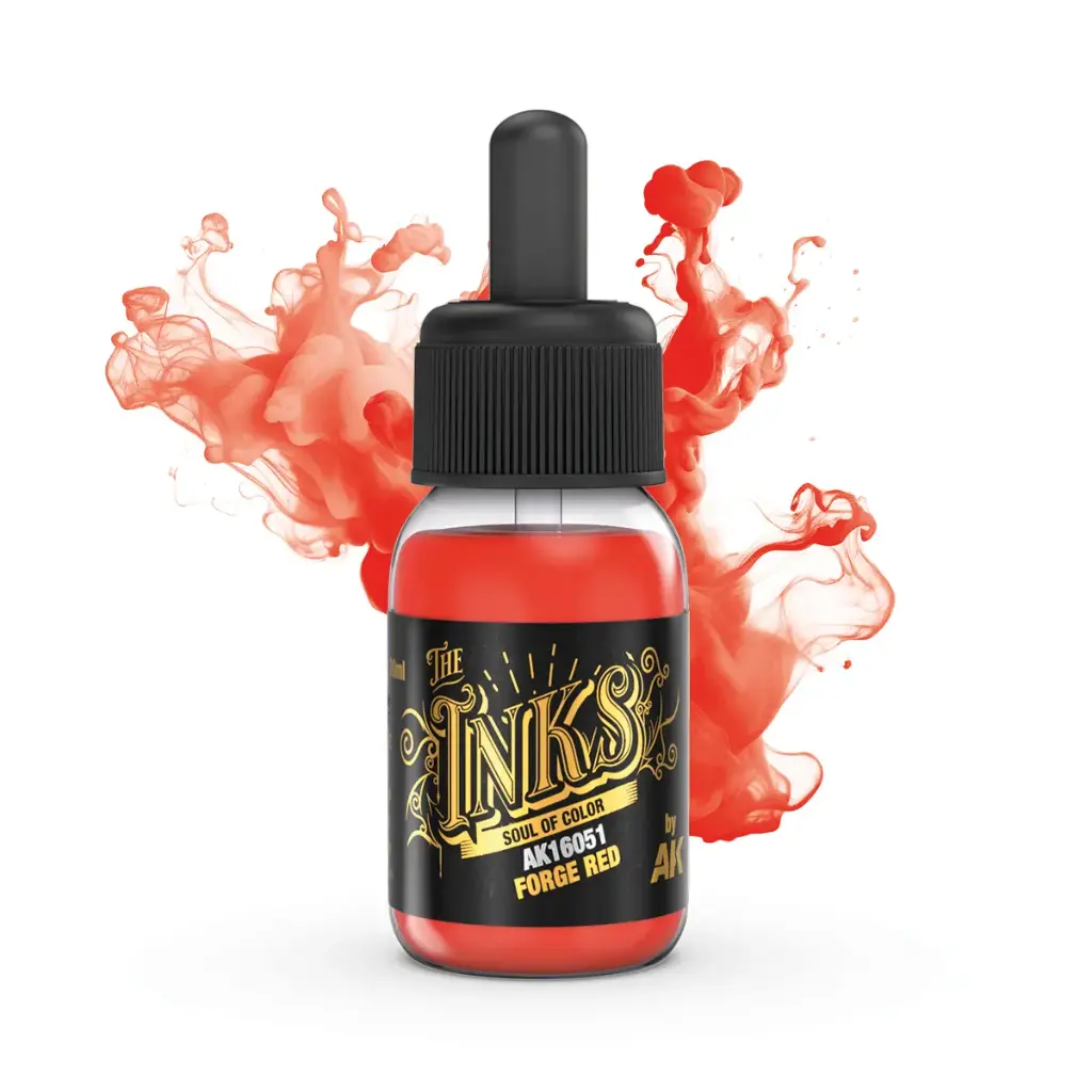 [AK AK16051] Ak : Inks │ Forge Red (30ml)