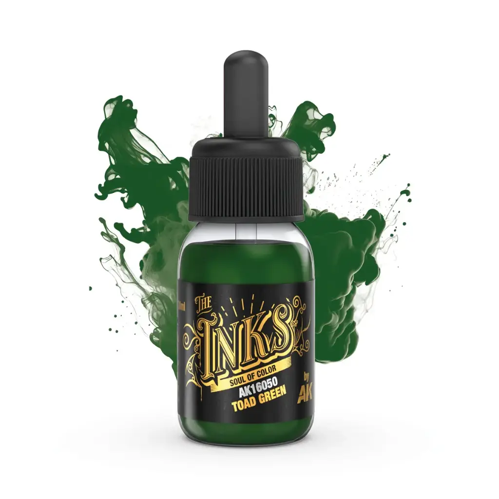 [AK AK16050] Ak : Inks │ Toad Green (30ml)