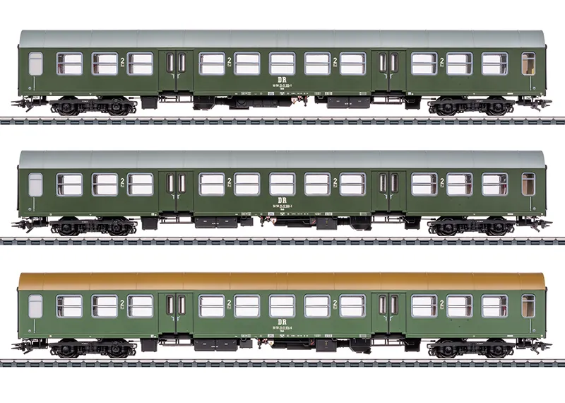 [MKN 42580] Marklin : Coffret Voyageur acces central avec éclairage