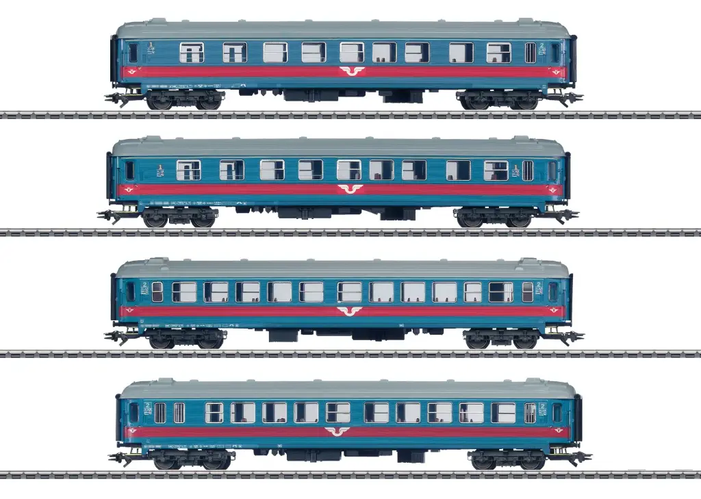 [MKN 43789] Marklin : Coffret SJ 4 voitures Bleu