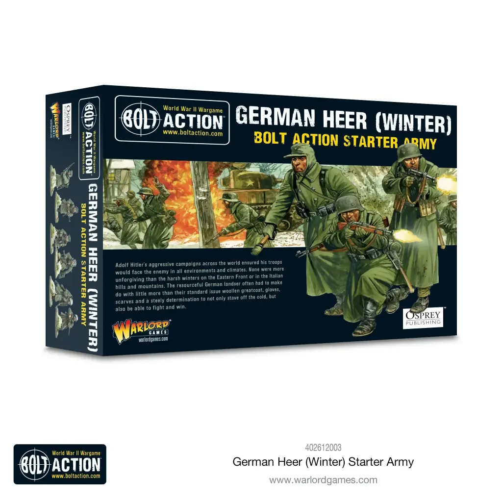 [WLG 402612003] Bolt Action : German Heer (Winter) starter army