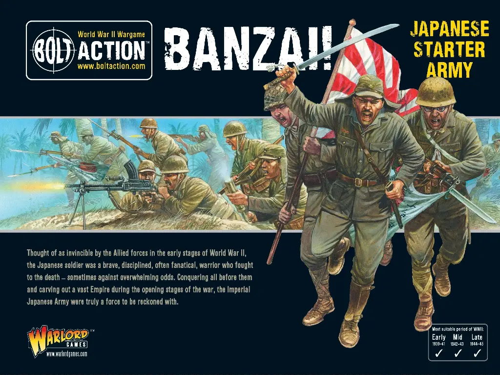 Bolt Action : Banzai! Imperial Japanese Starter Army