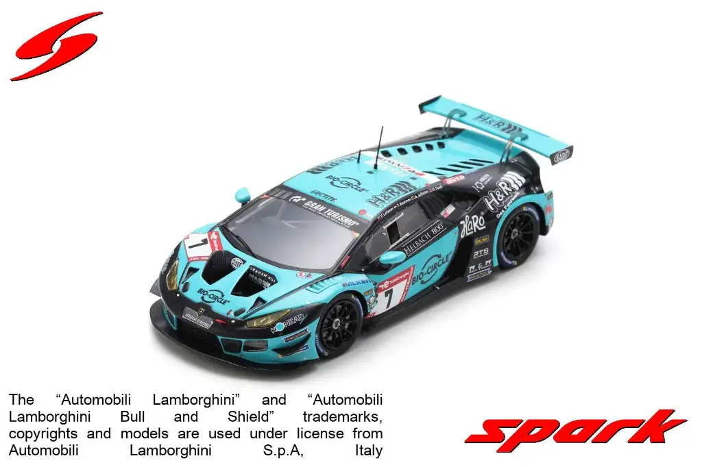 Spark : Lamborghini Huracán GT3 EVO │ No.7 Konrad Motorsport 24H Nürburgring 2023 - A. Jefferies - Y. Buurman - D. Soufi - P. Lefterov [1/43]