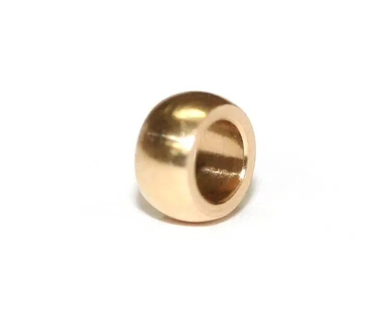 Sloting plus : Brass - for axle of 2,38 mm (3/32 ´´) - 3,80 mm diameter x 2 mm thickness - 0,10 gr/u - bag with 6 units