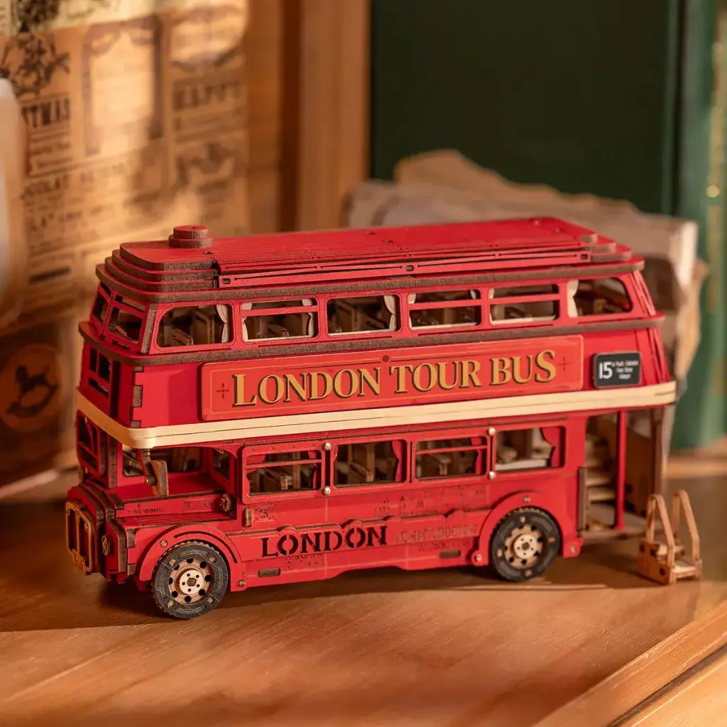 [RLF TGM02] Rolife : Puzzle 3D en bois Rolife │ Bus de Londres TGM02