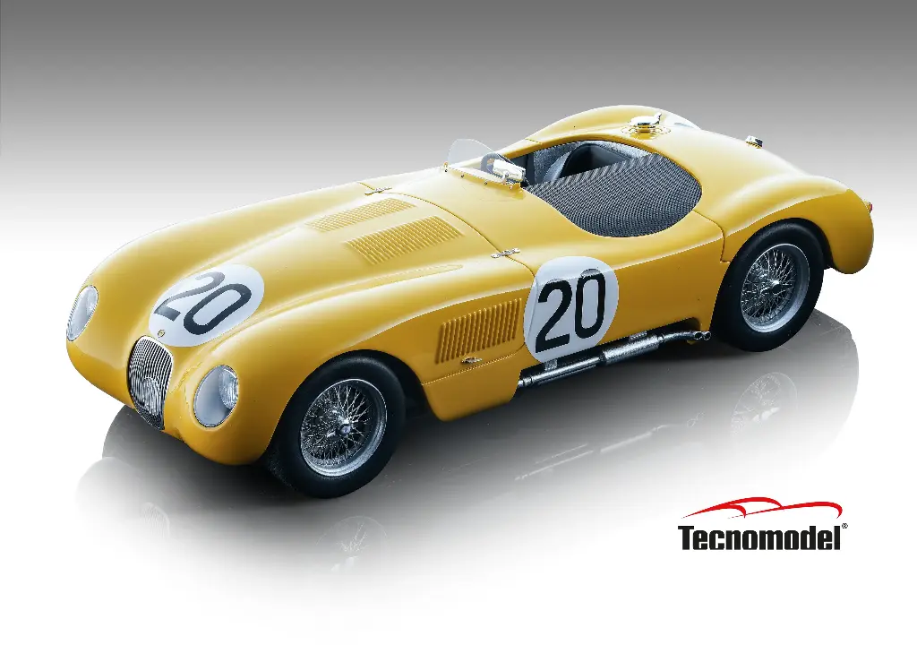 Tecnomodel : Jaguar Type-C n°20 Le Mans 1953 Laurent - C. De Tornaco [1/18]