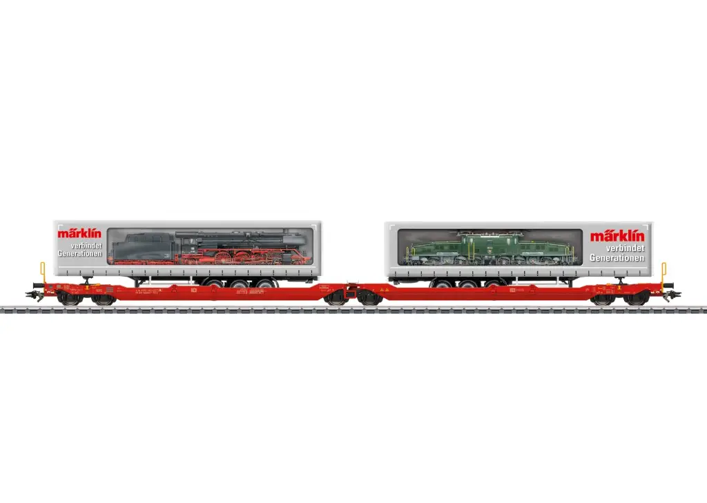 Marklin : Double wagon-poche Sdggmrss 738