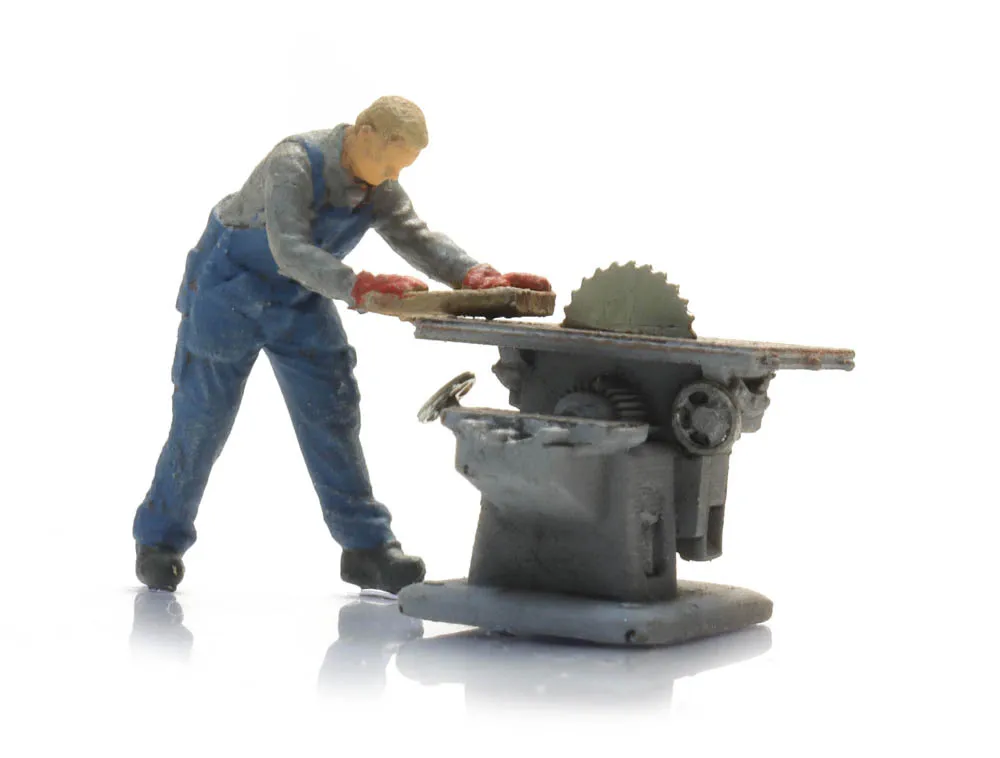 [ATE 387.663] Artitec : Scie circulaire avec figurine