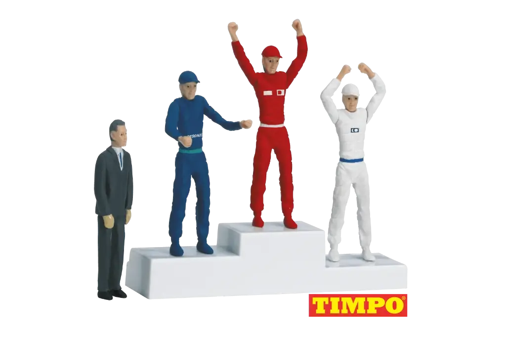 Carrera : Pilotes sur podium