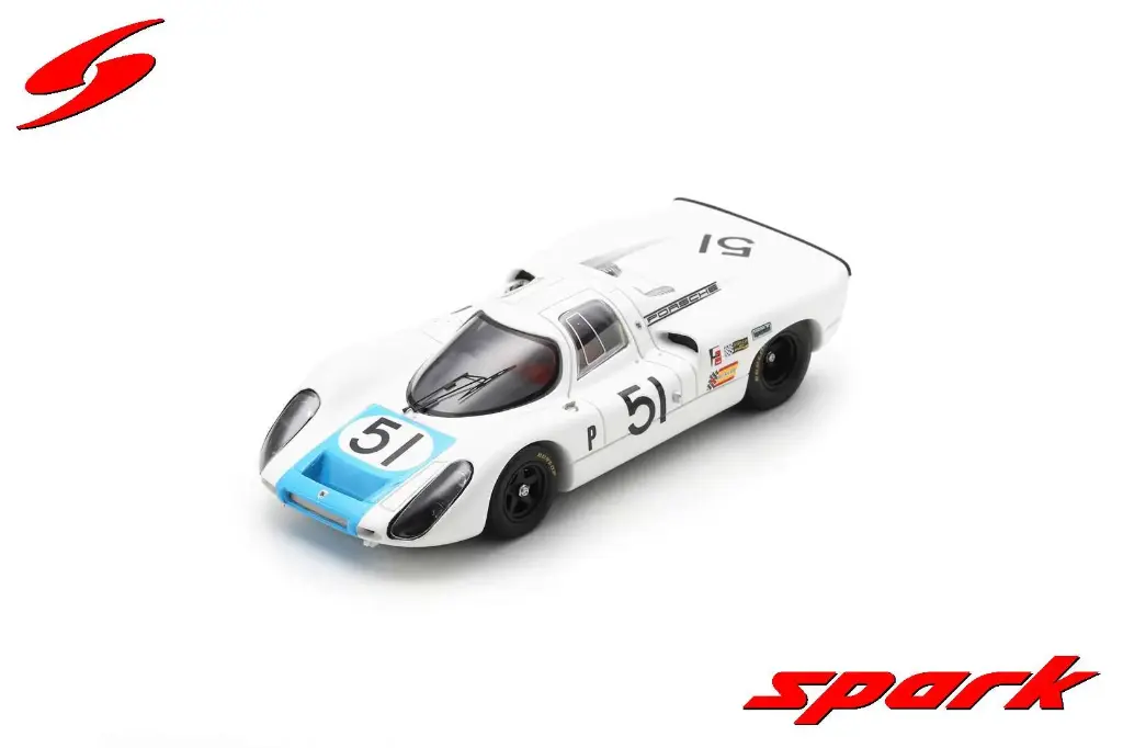 [SPK US272] Spark model : Porsche 907 No.51 2nd 12H Sebring 1968 V. Elford - J. Neerpasch [1/43]