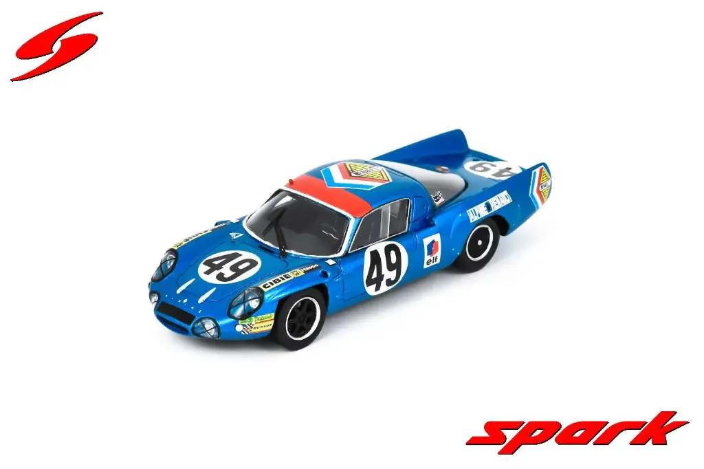 Spark :  Alpine A210 No.49 Le Mans 24H 1969 J. Foucteau - P. Compain [1/43] [1/43]
