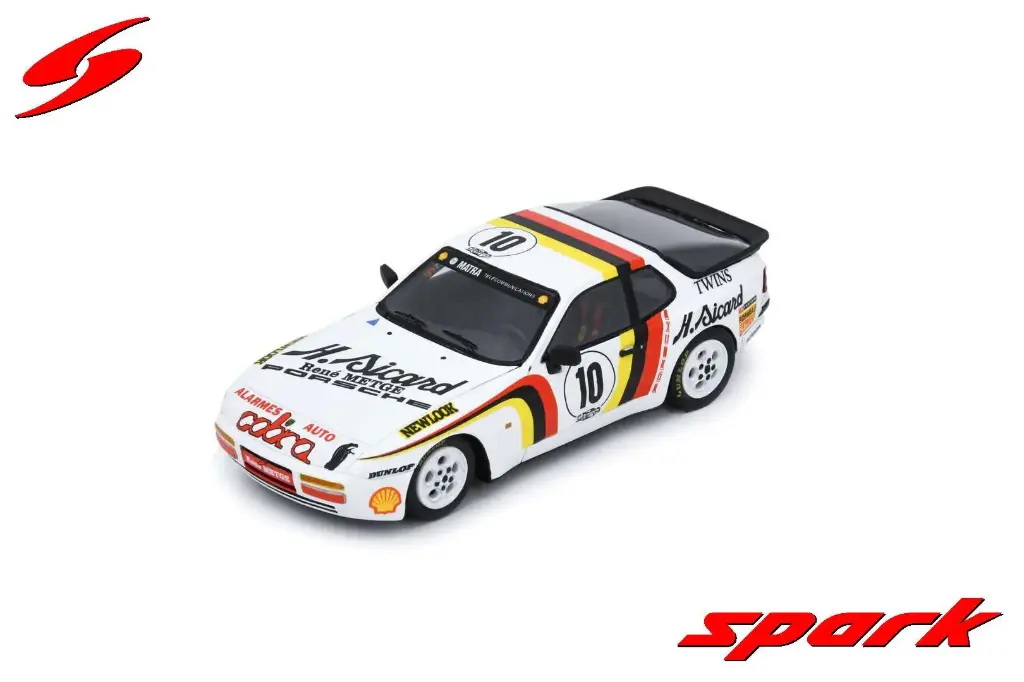 Spark Model : Porsche 944 Turbo Cup No.10 French Champion 1987 René Metge [1/43]