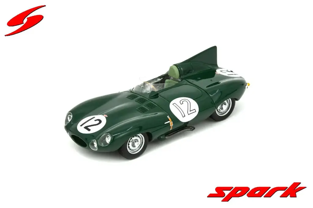 Spark : Jaguar D No.12 Le Mans 24H 1954 S. Moss – P. Walker [1/43]