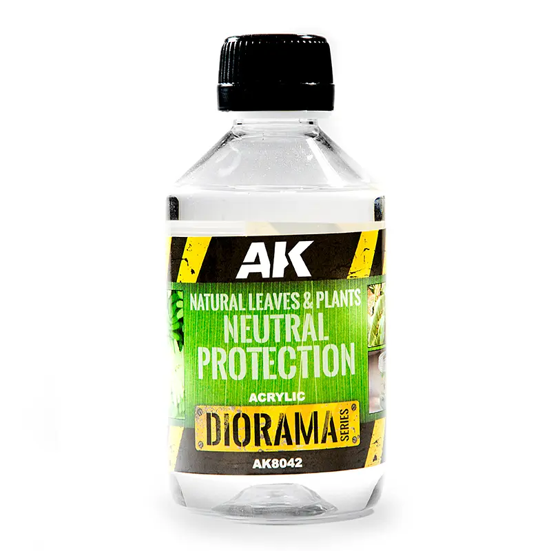 [AK AK8042] AK Interactive Diorama AK8042 Natural Leaves & Plants Neutral Protection 250mL Bottle