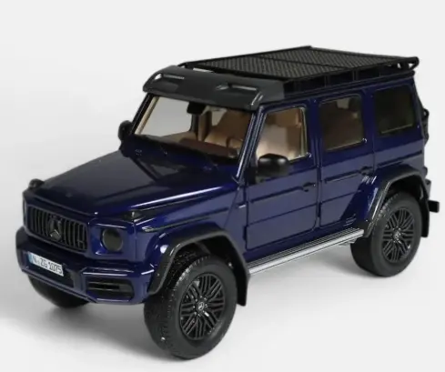 NZG : Mercedes-Benz G63 AMG (W463) 4x4 year 2023 Mystic Blue  [1/18]